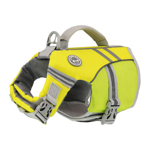 Vivaglory New Sports Style Ripstop Dog Life Jacket Safety Vest with Superior Buoyancy & Rescue Handle