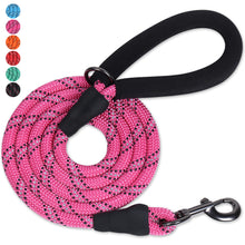 Load image into Gallery viewer, VIVAGLORY Strong Rope Dog Leash with Thick Neoprene Padded Handle