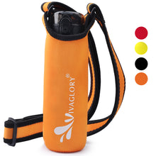Load image into Gallery viewer, Vivaglory Insulated Neoprene Water Bottle Holder Sling with Wide Adjustable Shoulder Strap, Great for Stainless Steel and Plastic Bottles, Sport and Energy Drinks
