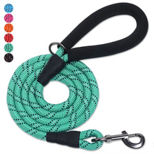 Load image into Gallery viewer, VIVAGLORY Strong Rope Dog Leash with Thick Neoprene Padded Handle