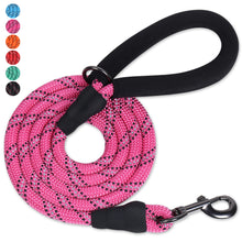 Load image into Gallery viewer, VIVAGLORY Strong Rope Dog Leash with Thick Neoprene Padded Handle