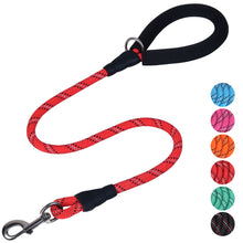 Load image into Gallery viewer, VIVAGLORY Strong Rope Dog Leash with Thick Neoprene Padded Handle