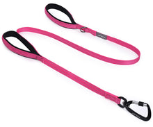Load image into Gallery viewer, VIVAGLORY Dog Leash Traffic Padded Two Handles, Heavy Duty Reflective Leashes for Control Safety Training, Walking Lead for Small to Large Dogs
