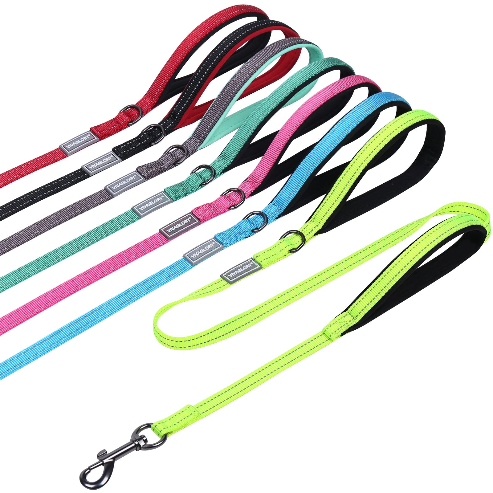 Vivaglory Short 12 Inch Dog Leash Ft Dog Leash Joytale Double