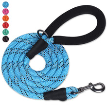 Load image into Gallery viewer, VIVAGLORY Strong Rope Dog Leash with Thick Neoprene Padded Handle