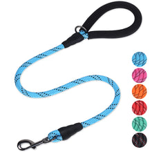 Load image into Gallery viewer, VIVAGLORY Strong Rope Dog Leash with Thick Neoprene Padded Handle
