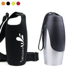 Load image into Gallery viewer, VIVAGLORY 25oz Stainless Steel Water Bottle &amp; Neoprene Bottle Carrier Combo, Dog Drinking Bottles and Water Bottle Holder, Great for Hiking &amp; Traveling with Pets
