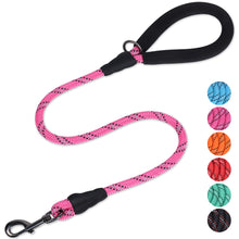 Load image into Gallery viewer, VIVAGLORY Strong Rope Dog Leash with Thick Neoprene Padded Handle