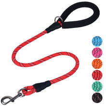 Load image into Gallery viewer, VIVAGLORY Strong Rope Dog Leash with Thick Neoprene Padded Handle