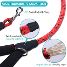 Load image into Gallery viewer, VIVAGLORY Strong Rope Dog Leash with Thick Neoprene Padded Handle