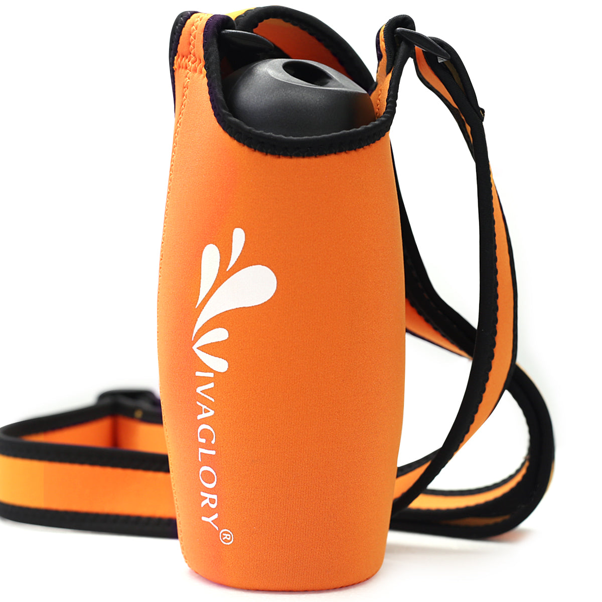 VIVAGLORY 25oz Stainless Steel Water Bottle & Neoprene Bottle Carrier