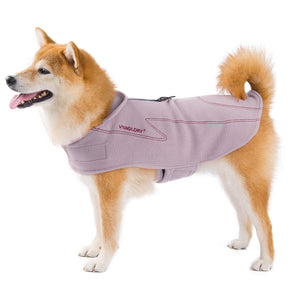 Vivaglory Dog Fleece Coat Warm Jacket with Hook and Loop Fastener, Easy to Take on and Off, Winter Vest Sweater for Small Medium Large Dogs Puppy Windproof Clothes for Cold Weather