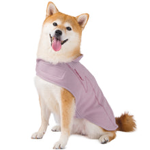 Load image into Gallery viewer, Vivaglory Dog Fleece Coat Warm Jacket with Hook and Loop Fastener, Easy to Take on and Off, Winter Vest Sweater for Small Medium Large Dogs Puppy Windproof Clothes for Cold Weather