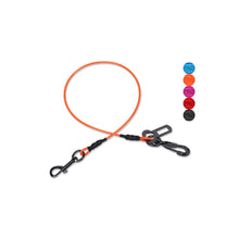 Load image into Gallery viewer, Vivaglory Chew-Proof Dog Seat Belt, New 2-in-1 Multi-Functional Waterproof Dog Safety Belt, Heavy Duty Steel Rope Pet Car Seat Belt with 5 Sizes for Small to X-Large Dogs (16&quot;/22&quot;/28&quot;/33&quot;/37&quot;)