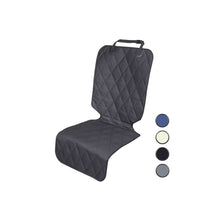 Load image into Gallery viewer, VIVAGLORY Front Car Seat Covers, No-Skirt Design, 4 Layers Quilted &amp; Durable 600 Denier Oxford Dog Seat Cover with Anti-Slip Backing for Most Cars, SUVs &amp; MPVs, Heather Black