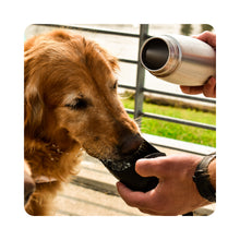 Load image into Gallery viewer, Vivaglory 25oz Stainless Steel Dog Bottle OR with Neoprene Bottle Carrier Combo, Portable &amp; Leakproof Dog Travel Water Bottle Great for Walking &amp; Hiking with Dogs