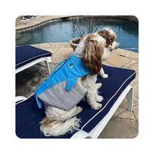 Load image into Gallery viewer, VIVAGLORY Sports Style Dog Life Jacket, Reflective Life Vest with Safety Light Loop for Safer Night,Ripstop Whale-Shape Lifesaver with Enhanced Buoyancy and Rescue Handle for SwimmingBoating