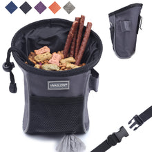Load image into Gallery viewer, Vivaglory Dog Treat Bag, Hands-Free Puppy Training Pouch with Adjustable Waistband and Built-in Dog Waste Bag Dispenser