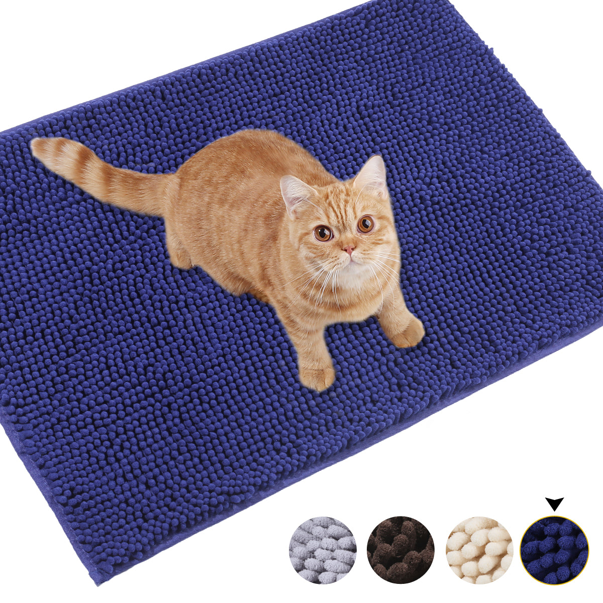 Vivaglory 3D Design Microfiber Cat Litter Mats Trap All Kind of Litter VIVAGLORY