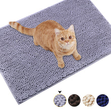 Load image into Gallery viewer, Vivaglory 3D Design Microfiber Cat Litter Mats Trap All Kind of Litter, 31&quot;× 20&quot; or 35&quot;× 25&quot; Large Litter Mat with Waterproof Back, Super Soft to Walk on, Machine Washable