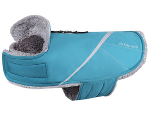 VIVAGLORY NEW Super Warm Dog Winter Coats, Windproof & Water-Repellent Dog Jacket for Cold Weather, Sports Style Reflective Dog Fleece Vest for Dogs for Walking, Hiking, & Running