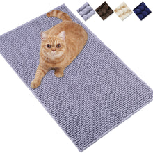 Load image into Gallery viewer, Vivaglory Cat Litter Mats, 31&quot;× 20&quot; Large or 35&quot;× 25&quot; Extra Large Super Soft Microfiber Pet Mats for Litter Boxes with Waterproof Back, Machine Washable