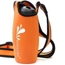 Load image into Gallery viewer, Vivaglory Insulated Neoprene Water Bottle Holder Sling with Wide Adjustable Shoulder Strap, Great for Stainless Steel and Plastic Bottles, Sport and Energy Drinks
