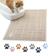 Load image into Gallery viewer, Vivaglory Cat Litter Mat, Extra Large (35&quot;×23&quot;) Durable Litter Box Mat with Waterproof and Anti-Slip Back, Soft on Paws, Easy to Clean