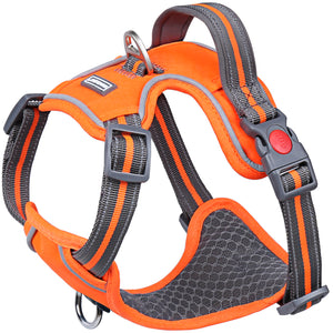 VIVAGLORY new Dog Harness for Walking, Hiking, Running & Training, No Pull Puppy Vest Harnesses with Front Hook