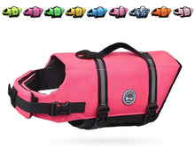 Load image into Gallery viewer, Vivaglory Ripstop Dog Life Vest, Reflective &amp; Adjustable Life Jacket for Dogs with Rescue Handle for Swimming &amp; Boating