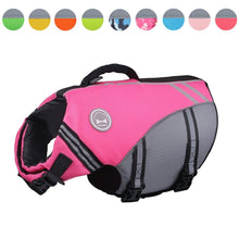 Load image into Gallery viewer, Vivaglory New Sports Style Ripstop Dog Life Jacket Safety Vest with Superior Buoyancy &amp; Rescue Handle