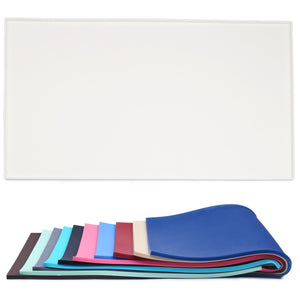 Vivaglory Pet Food Mat 24" L x 16" W or 19" L x 12" W, Waterproof Non-Slip Food Grade Silicone Mat with Raised Edge, Anti-Messy Dog Bowl Mat for Food and Water for Dogs Cats