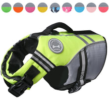 Load image into Gallery viewer, Vivaglory New Sports Style Ripstop Dog Life Jacket Safety Vest with Superior Buoyancy &amp; Rescue Handle