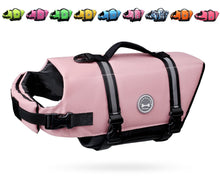 Load image into Gallery viewer, Vivaglory Ripstop Dog Life Vest, Reflective &amp; Adjustable Life Jacket for Dogs with Rescue Handle for Swimming &amp; Boating