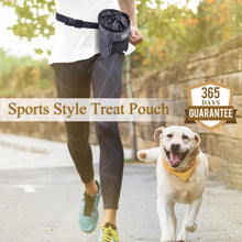 Load image into Gallery viewer, Vivaglory Dog Treat Bag, Hands-Free Puppy Training Pouch with Adjustable Waistband and Built-in Dog Waste Bag Dispenser