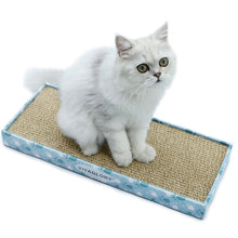 Load image into Gallery viewer, Vivaglory Cat Scratcher with Box, High Density Corrugated Cardboard Reversible Cat Scratching Pad Kitty Sofa Lounge, Catnip Included (Narrow &amp; XXL Extra Wide)