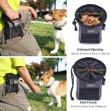 Load image into Gallery viewer, Vivaglory Dog Treat Bag, Hands-Free Puppy Training Pouch with Adjustable Waistband and Built-in Dog Waste Bag Dispenser