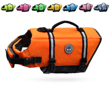Load image into Gallery viewer, Vivaglory Ripstop Dog Life Vest, Reflective &amp; Adjustable Life Jacket for Dogs with Rescue Handle for Swimming &amp; Boating