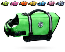 Load image into Gallery viewer, Vivaglory Ripstop Dog Life Vest, Reflective &amp; Adjustable Life Jacket for Dogs with Rescue Handle for Swimming &amp; Boating