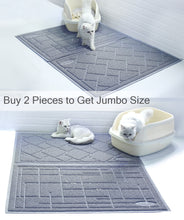 Load image into Gallery viewer, Vivaglory Cat Litter Mat, Extra Large (35&quot;×23&quot;) Durable Litter Box Mat with Waterproof and Anti-Slip Back, Soft on Paws, Easy to Clean