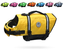 Load image into Gallery viewer, Vivaglory Ripstop Dog Life Vest, Reflective &amp; Adjustable Life Jacket for Dogs with Rescue Handle for Swimming &amp; Boating