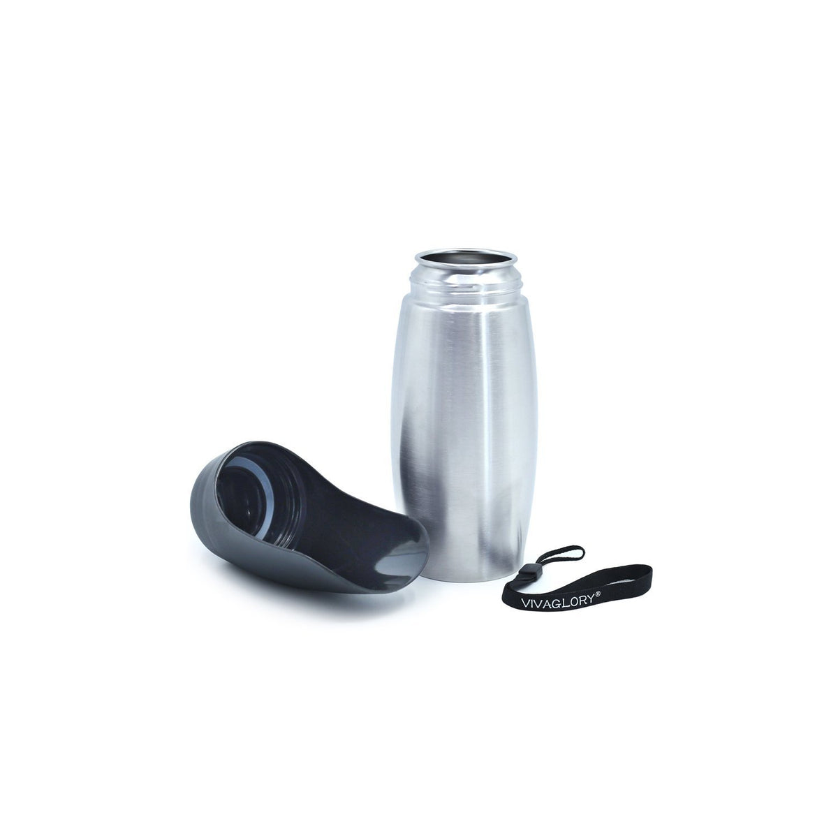 Vivaglory 25oz Stainless Steel Dog Bottle OR with Neoprene Bottle Carr