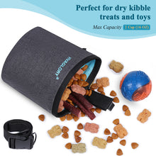 Load image into Gallery viewer, VIVAGLORY Dog Treat Bag, Hands-Free Puppy Training Pouch with Adjustable Waistband and Built-in Dog Waste Bag Dispenser