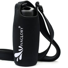Load image into Gallery viewer, Vivaglory Insulated Neoprene Water Bottle Holder Sling with Wide Adjustable Shoulder Strap, Great for Stainless Steel and Plastic Bottles, Sport and Energy Drinks