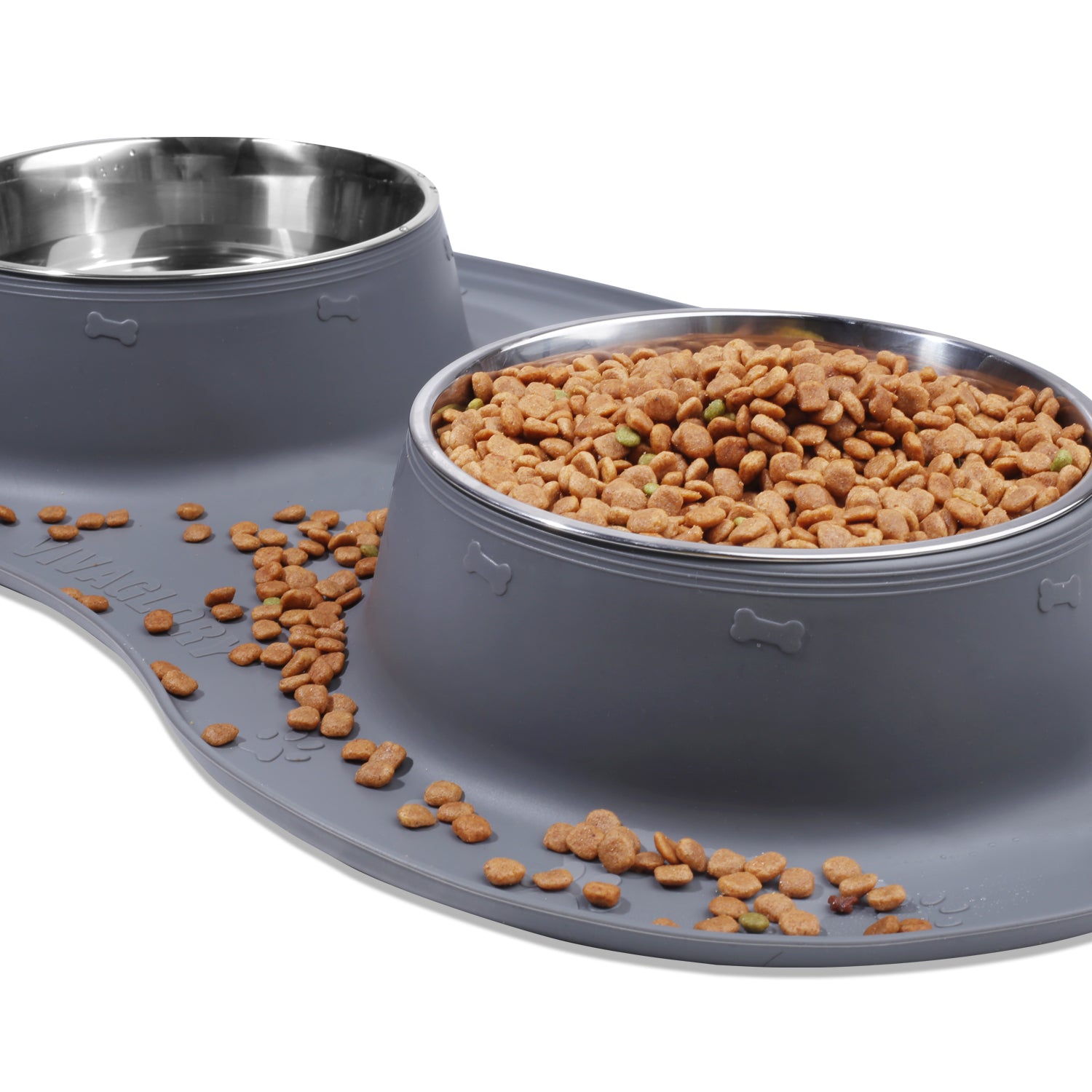 Vivaglory Dog Bowls Stainless Steel Water and Food Puppy Cat Bowls