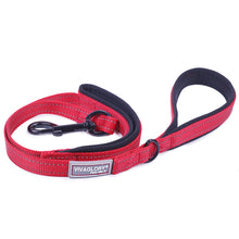 Load image into Gallery viewer, VIVAGLORY Dog Leash Traffic Padded Two Handles, Heavy Duty Reflective Leashes for Control Safety Training, Walking Lead for Small to Large Dogs
