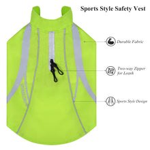 Load image into Gallery viewer, VIVAGLORY new Dog Safety Vests, Reflective Dog Wind Breaker Jackets, Water-Resistant &amp; Lightweight Coats