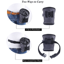 Load image into Gallery viewer, Vivaglory Dog Treat Bag, Hands-Free Puppy Training Pouch with Adjustable Waistband and Built-in Dog Waste Bag Dispenser