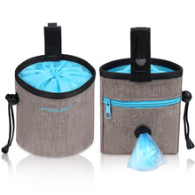 Load image into Gallery viewer, VIVAGLORY Dog Treat Bag, Hands-Free Puppy Training Pouch with Adjustable Waistband and Built-in Dog Waste Bag Dispenser