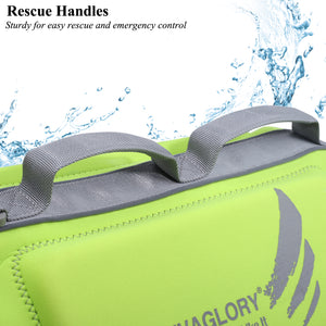 VIVAGLORY Neoprene Dog Life Jacket Reflective & Adjustable Life Vest with Superior Buoyancy and Rescue Handle for Swimming & Boating